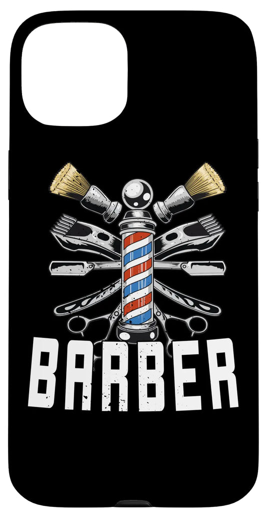 iPhone 15 Plus Barber Barbershop Gear Case