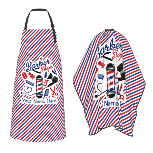 VANCIPO Custom Barber Apron – Personalized with Pockets