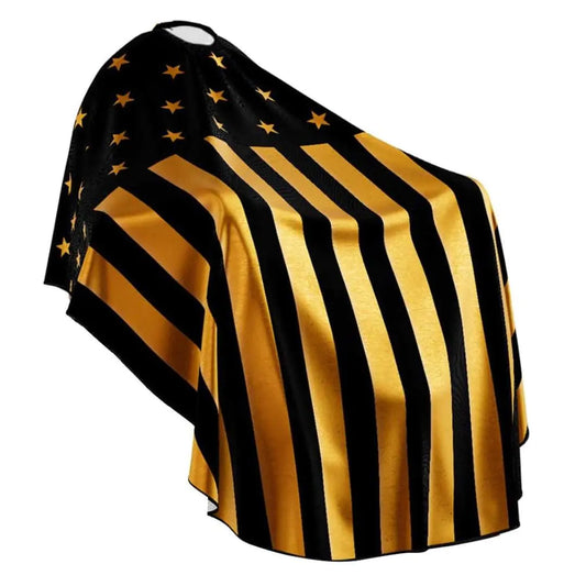 Professional Antistatic Barber Cape – Adjustable Neck Closure