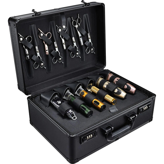 Yueieoun Barber Accessories Case – Black with Code Lock